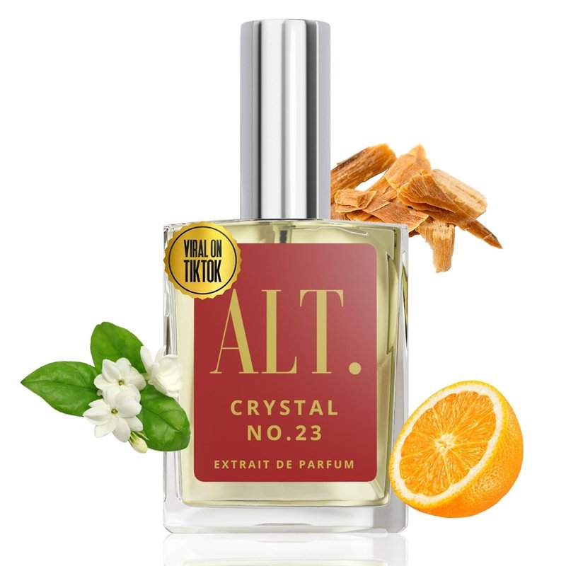 ALT. FRAGRANCES Crystal No. 23 - Unisex Extrait de Parfum Inspired by Baccarat Rouge 540 | 60ml, Long-Lasting Fragrance with Jasmine, Amberwood & Cedar Notes