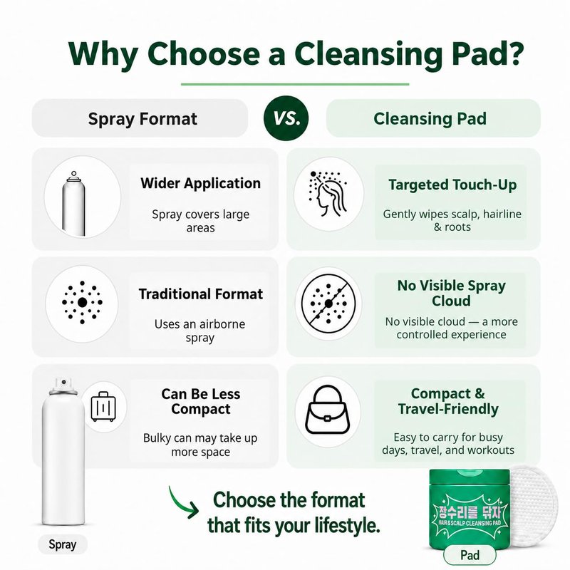 Madeca Hair & Scalp Cleansing Pads | All-in-One No-Rinse Hairline & Scalp Refresh Pads for On-the-Go Care Convenient Wipes for Post-Workout, Travel & Busy Days, Light Fresh Feel, 30 Pads