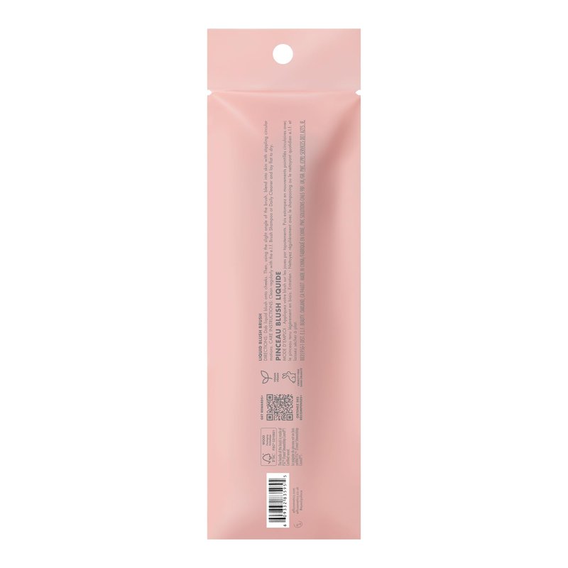 e.l.f. Camo Liquid Blush Brush, Angled Blush Brush Ideal For Applying & Blending Colors On Cheeks, Soft, Dense Bristles, Vegan & Cruelty-free