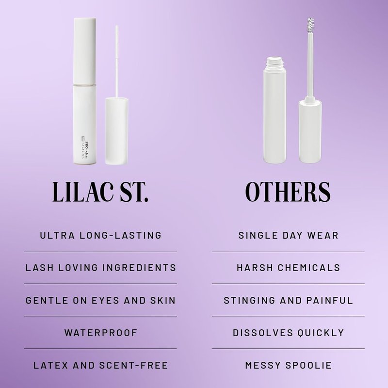 Eternal Bond Lash Cluster Glue - Strong, Flexible Hold | Waterproof, Sensitive Eyes Safe - Mini Mascara Wand Applicator - 0.16 fl oz