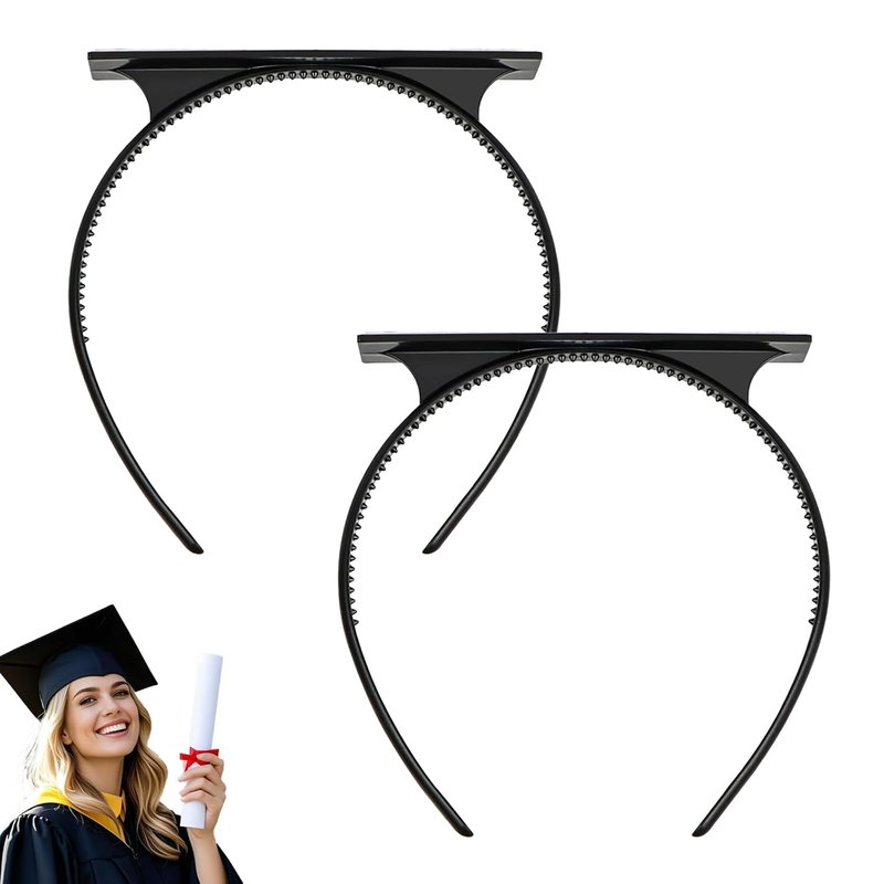 Skiennix Graduation Cap Headband - Secure Hair Style with Cap Insert | Perfect Graduation Gift