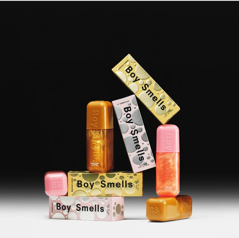 Boy Smells Cherry Slay Hair and Body Mist – 3 oz – Black Cherry, Amaretto & Oakwood – Fruity Shimmer Mist