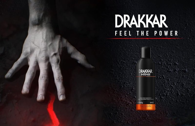 Guy Laroche Drakkar Intense, Seductive & irresistible Body Spray, Ambery fougere fragrance, Long Lasting Mens Cologne, Body Spray for Men 5.8 Fl.Oz