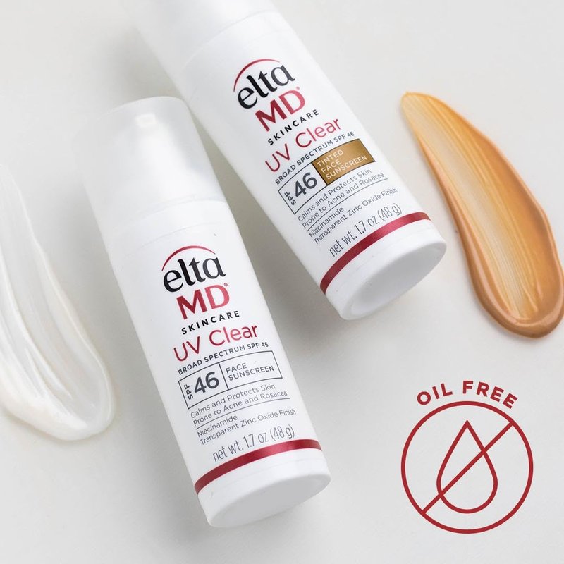 EltaMD UV Clear, UV Clear Tinted Duo Kit, Face Sunscreen SPF, Tinted and Untinted Broad Spectrum Protection for Sensitive Skin
