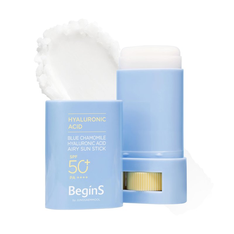 BeginS by JUNGSAEMMOOL Blue Chamomile Hyaluronic Acid Airy Sun Stick