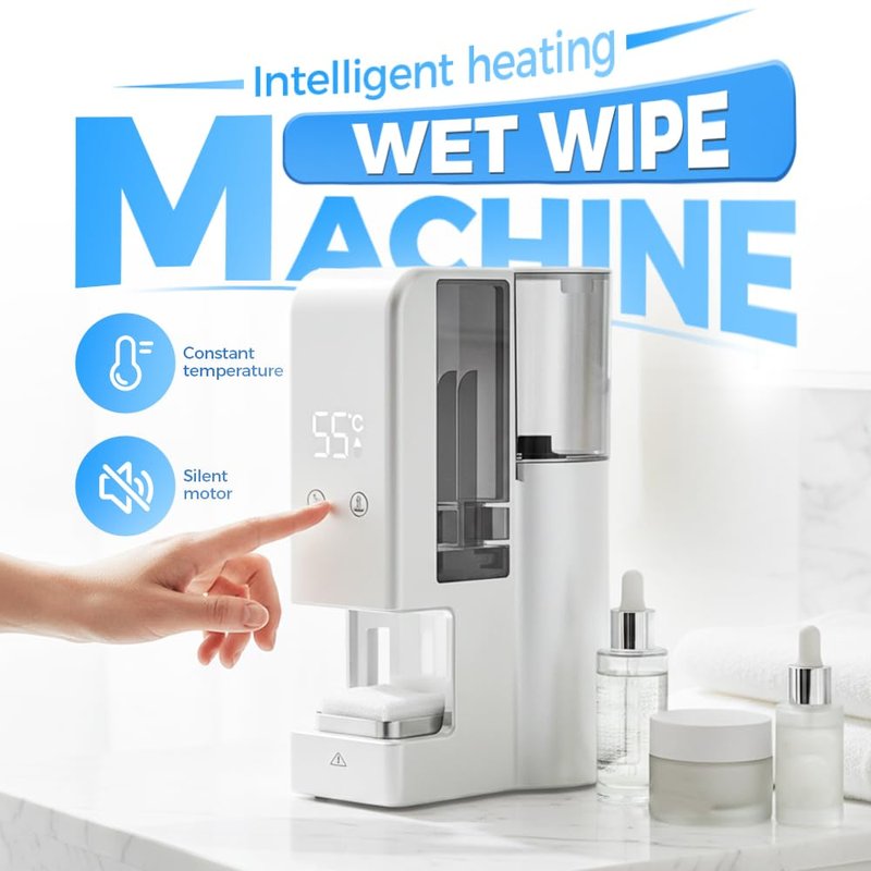 Hot Towel Warmer Machine - 5-Second Automatic Face Towel Heater | Silent Low Energy Spa Equipment (White)