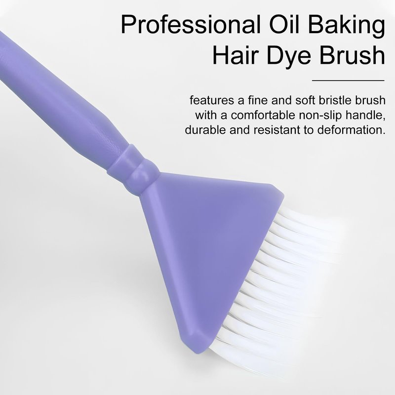 Classic Hair Dye Brush Set: 4 Multi-Use Tint Brushes for Salon-Quality Coloring - Perfect for Highlights, Balayage, and More