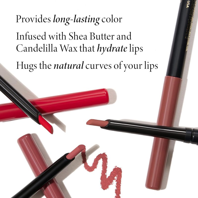 Laura Geller New York Modern Classic Lip Liner - Luxurious Creamy Formula, Prevents Feathering | Major Mauve