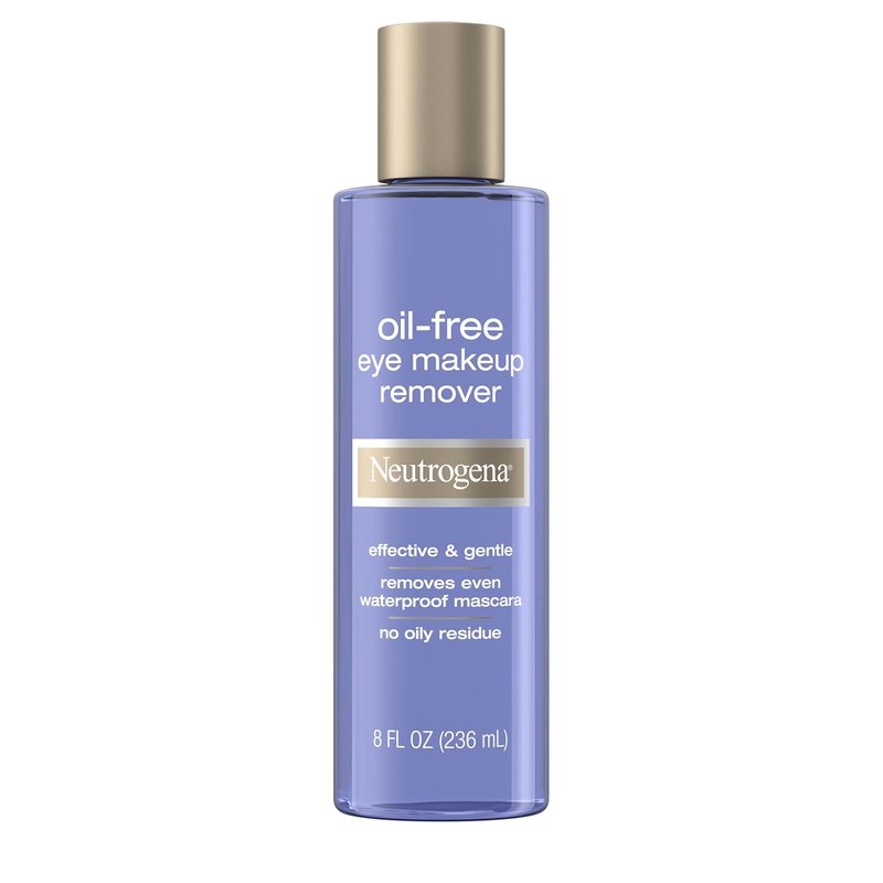 Neutrogena Gentle Eye Makeup Remover - Oil-Free Formula for Sensitive Eyes | 8 fl. oz Non-Greasy Cleanser
