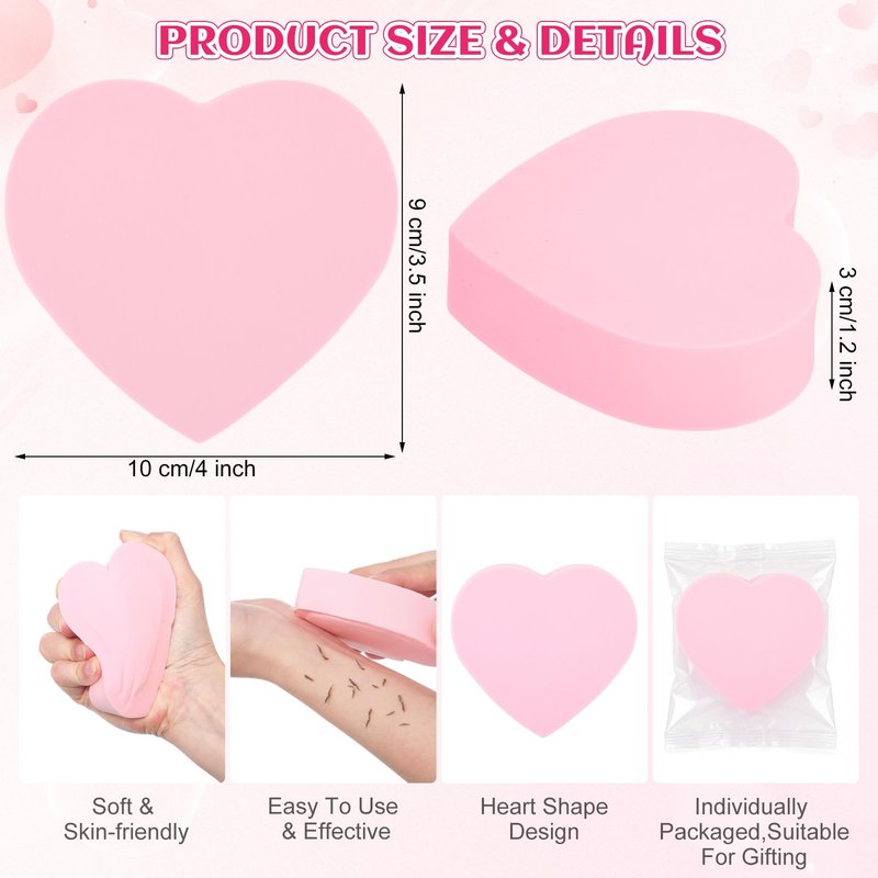 Ferrochef 4 Pack Pink Sponge Puff Face Exfoliating Bath Sponge Loofah Soft Body Scrubber Skin Friendly Spa Use for Basket Filler Stuffer for Adults Women Men