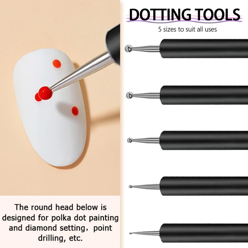 MOLILON French Tip Nail Stamp Set, Clear Silicone Nails Stamping Jelly Stamper with Scraper & 6Pcs Double Head Nail Art Brushes for DIY& Salon Manicure Art