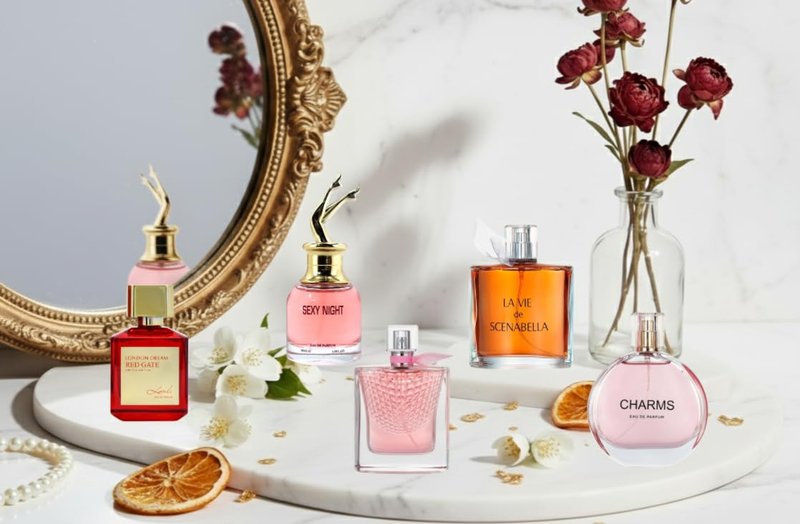 Mini Perfume Set - 5-Piece Floral & Fruity Collection for Women | 25-30ml Each