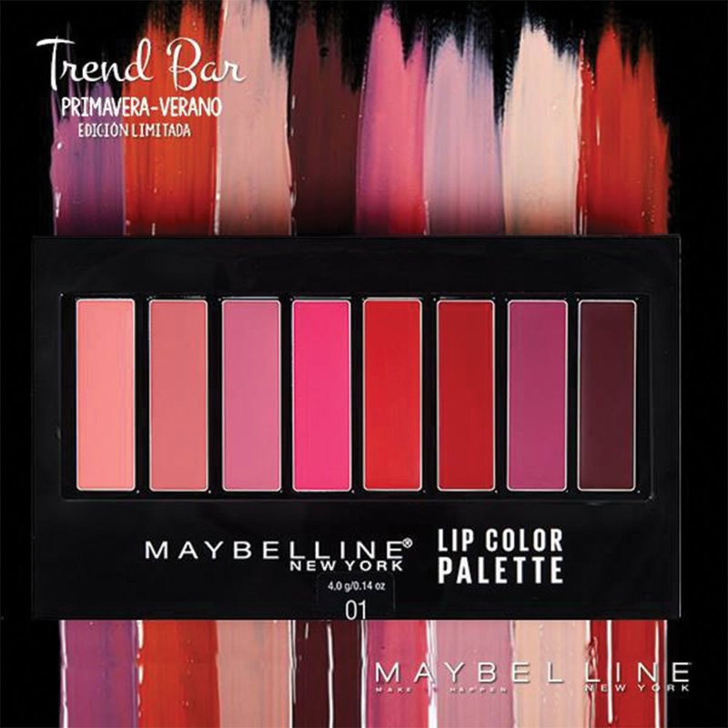 Maybelline Lip Studio Color Palette - 0.14 oz | Vibrant Shades for Stunning Lips