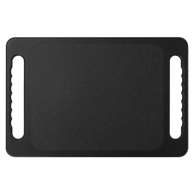 Drop-Proof Hand Mirror with Double Handle, Large Rectangular Hand held Mirror -(16"x10") Largehand Mirrors with Handle for Salons and Beauty Salons, Light Hair(Black)