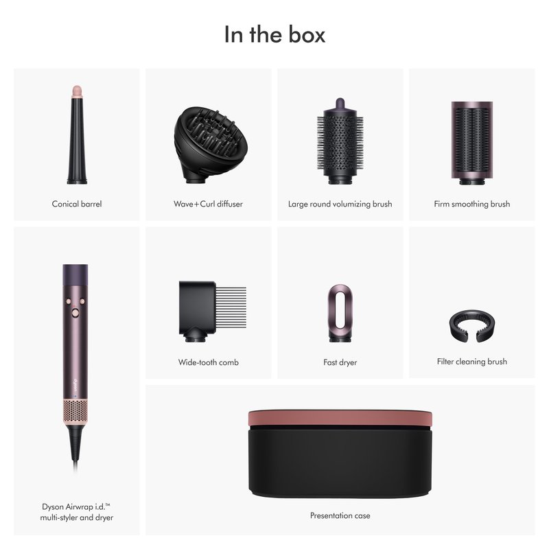 Dyson Limited Edition Airwrap i.d.™ Multi-Styler and Dryer Curly+Coily in Jasper Plum