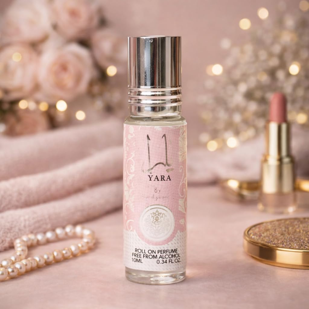 Yara Perfume Roller for Women - 0.34 Ounce | Long-Lasting Fragrance