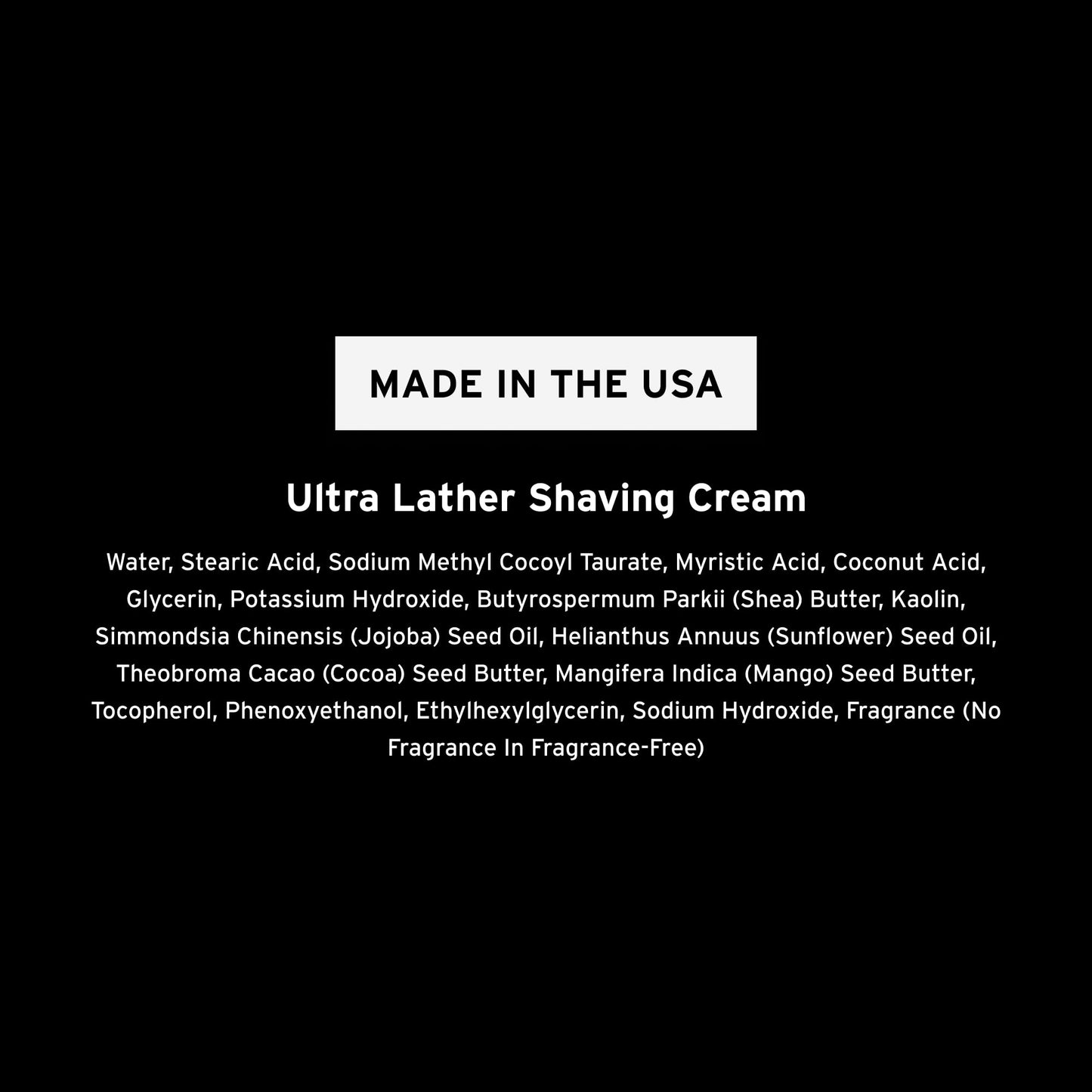 SUPPLY Ultra Lather Shaving Cream for Men – Rich Cushion for Smoother Shave – Helps Reduce Shave Irritation – Fragrance Free – 3.4 oz