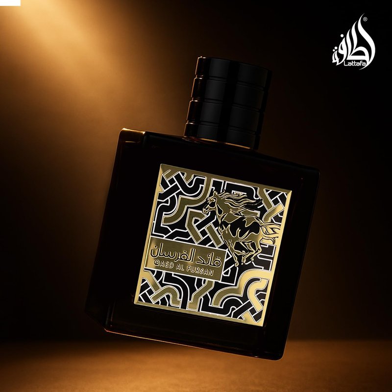 Lattafa Qaed Al Fursan Eau de Parfum Spray - 3.04 Ounce | Captivating Fragrance for Men