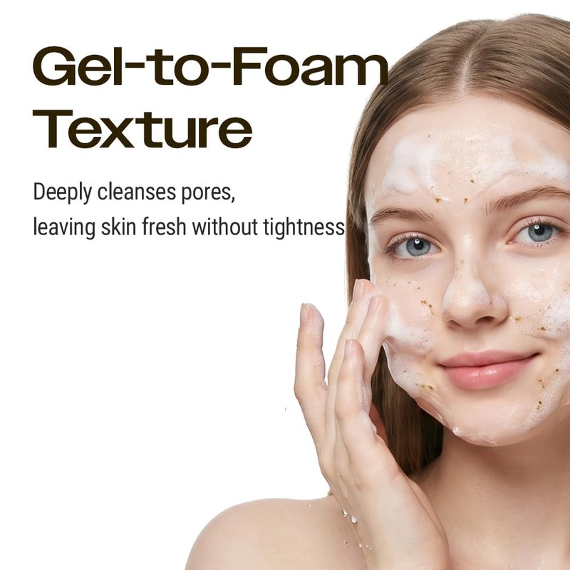 Licorice Deep Pore Facial Cleanser - Hydrating Gel with Centella Asiatica & Ceramide NP | 150ml/5.07 fl. oz.