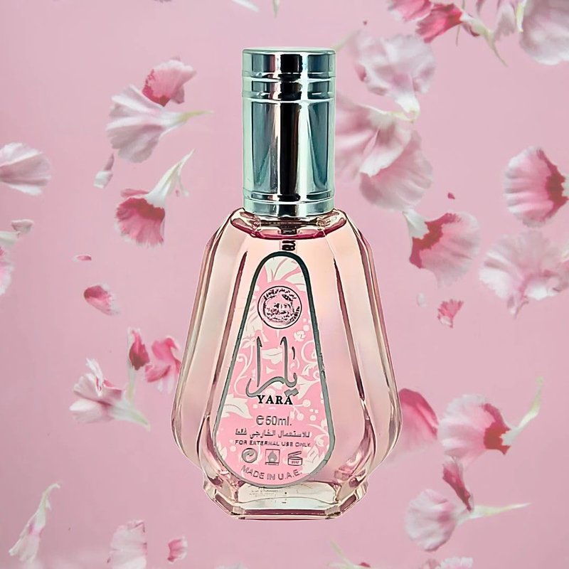 Lattafa Yara EDP Spray 50ML (1.7 OZ) | A Refreshing Floral Scent with a Sweet, Musky, Lasting Finish