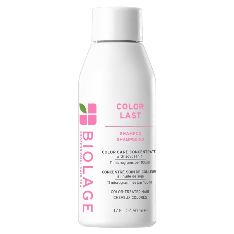 Biolage Color Last Shampoo - For Color-Treated Hair, Nourishes, Strengthens, Hydrates and Adds Shine, Soybean Oil & Stearic Acid, Paraben & Mineral Oil-Free, Vegan, 1.7 Fl Oz