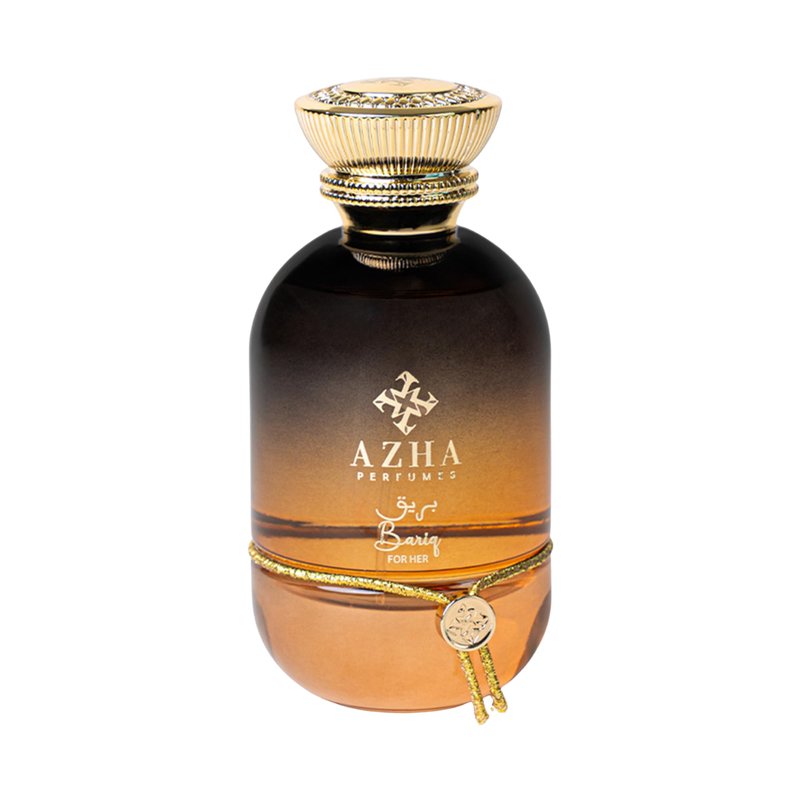 Azha Perfumes Essence Orbis Bariq Eau de Parfum for Women, 3.4 Fl Oz / 100 mL, Long Lasting Arabian Perfume Spray, Citrus Gourmand Vanilla Fragrance with Tangerine, Orange, Lemon, Luxury Scent