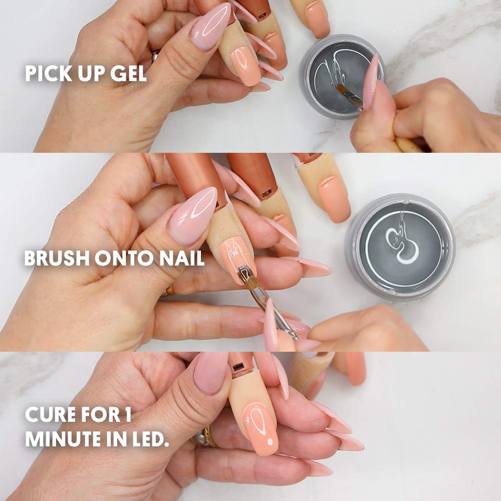 Young Nails Synergy Base Gel, Clear, 15g