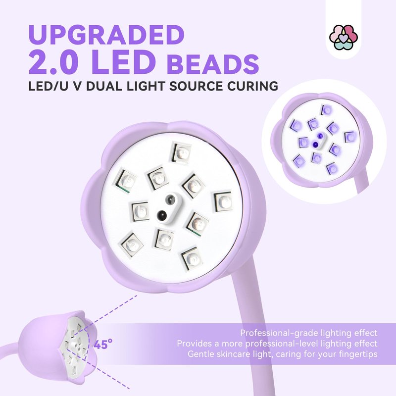 SAVILAND 30W UV Nail Lamp: Gel Lamp for Nail Polish Intellisense Flash Cure Lamp Cordless UV Light for Gel Nail Rechargeable LED Flash Cure Light Quick Drying for Nail Salon Home DIY Manicure