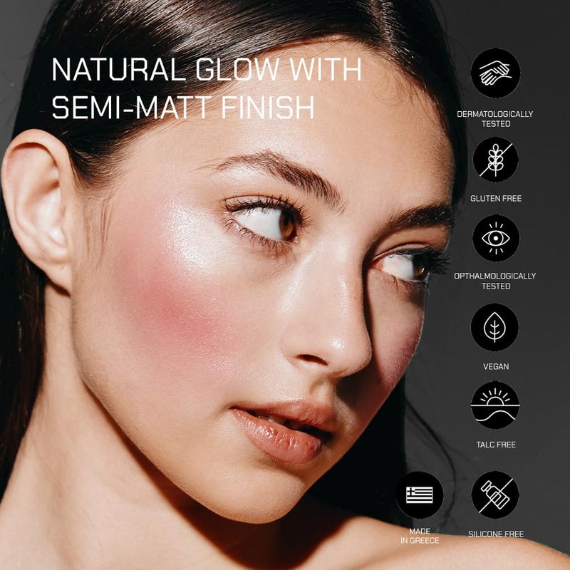 Radiant Professional Touch of Blush - Vegan Cream Blusher Stick for Cheeks, Lips & Eyes | Lightweight Hydrating Makeup - 02 Coral, 0.14 Oz