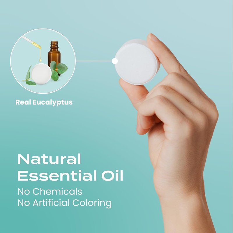 Body Restore Shower Steamers Aromatherapy 15 Pack – Fathers Day Gift for Dad, Luxury Spa Gifts for Men, Stress Relief & Relaxation Self Care – Premium Eucalyptus Essential Oil Tablets