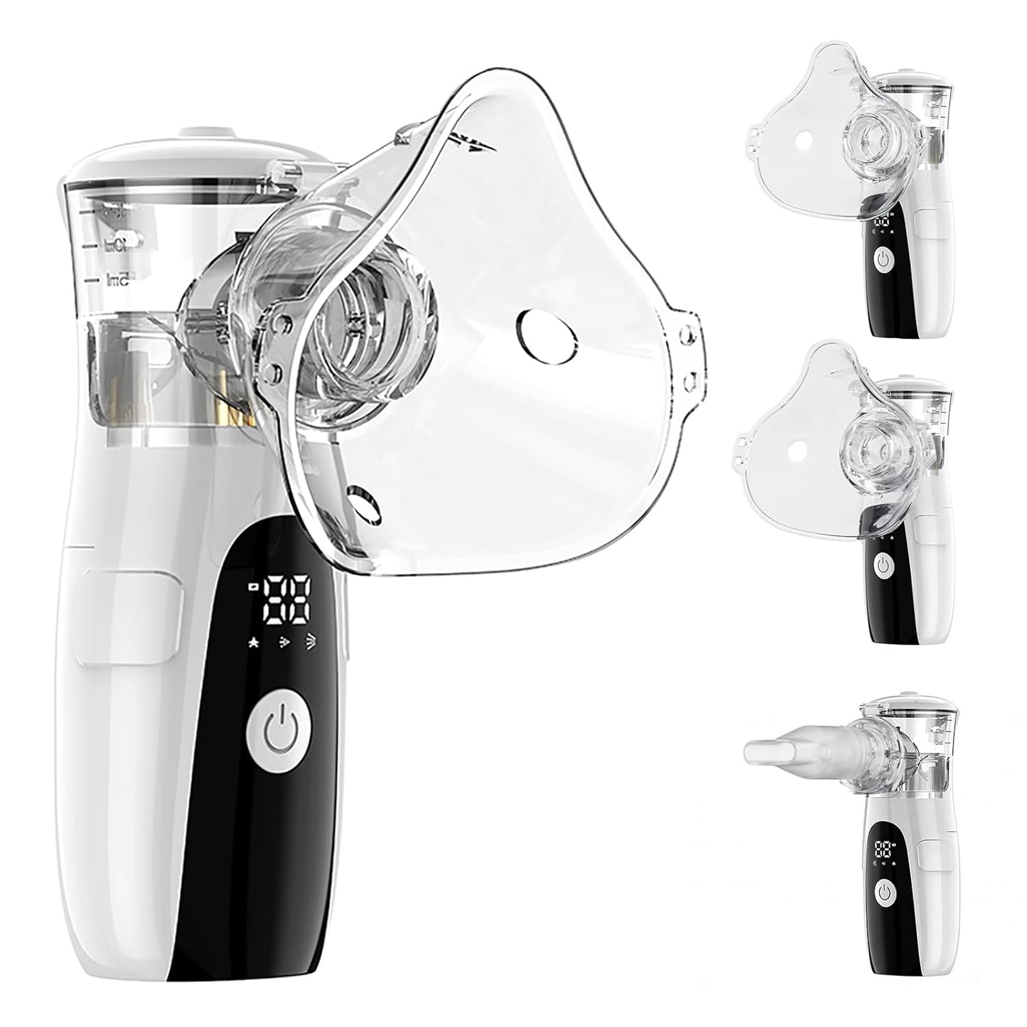 Skiennix Portable Nebulizer - Smart Digital Mesh for Cats & Dogs | 2-Speed Settings & Self-Cleaning Function