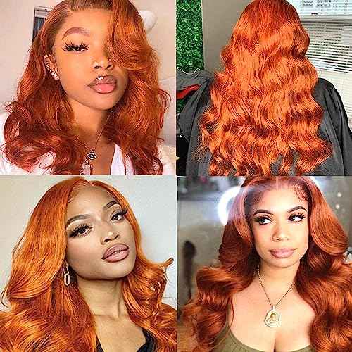 30 32 34 inch Orange Bundles 350 Body Wave Bundles Human Hair #350 Bundle Ginger Human Hair Bundle