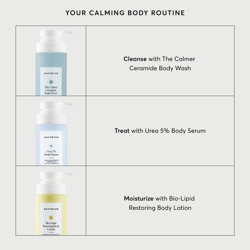 Naturium The Calmer Ceramide Body Wash, Frangrance-Free, Cleansing & Moisturizing for Dry, Sensitive Skin, Dermatologist-Tested, Paraben & Cruelty-Free, 16.9 oz