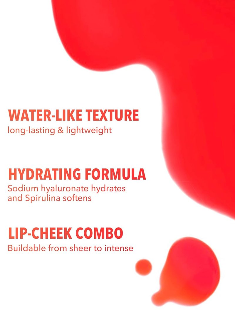 Flush Lip & Cheek Tint - Cherry Picked Color for Natural Glow | Long-Lasting Formula