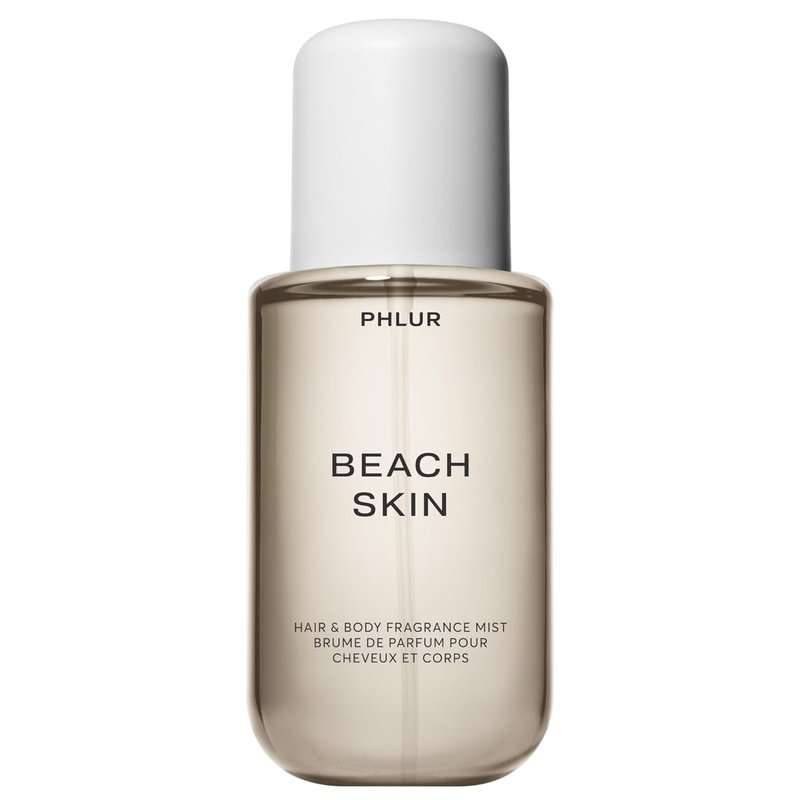 PHLUR Beach Skin Body Mist | 8 Fl Oz Hair & Body Perfume - Sea Salt, Coconut Milk & Warm Sandalwood Scent