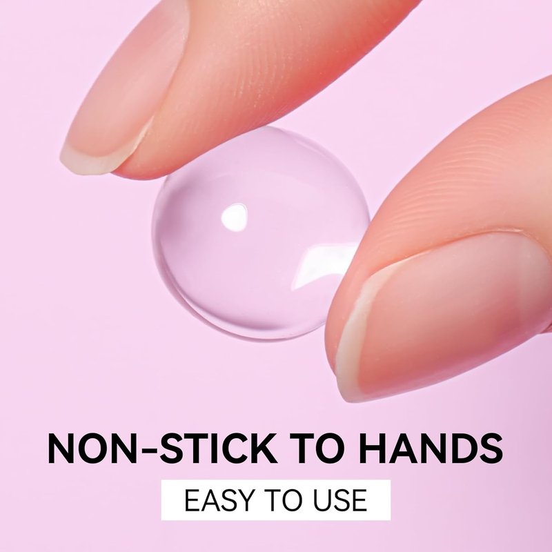 3D Gel Nail Art - Clear Solid Builder Gel for Extensions | Non-Sticky 4-in-1 Formula, 15ml