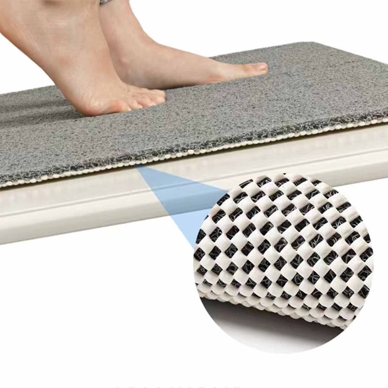 Secure Mat, Non-Slip Bathtub Mat, The Ultimate Non-Slip Bath Mat, Shower Mat Floor Mat for Tub, Shower, Bathroom (Gray, 40x60cm(15.75"x23.62"))
