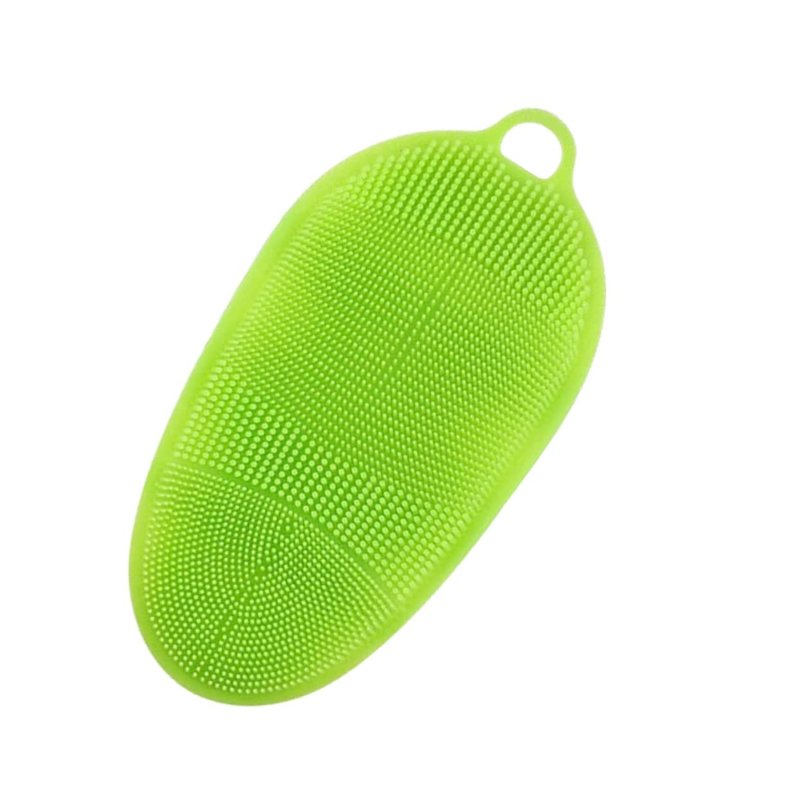 Healifty 2Pcs Silicone Body Scrub Gloves for Exfoliating and Spa Massage Bath Shower Gloves for Women Men Baby Gentle Skin Care 8.66X4.33 Inches