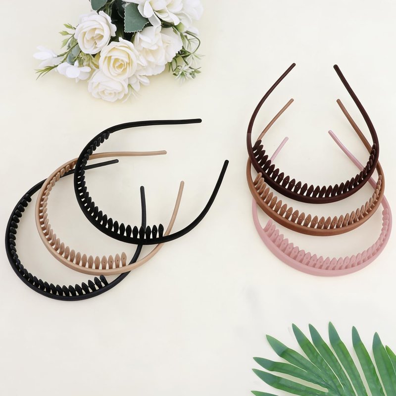 Comfortable Headbands for Women | No Headache Non-Slip Design for Glasses Wearers - Ideal for Medium Thick Hair