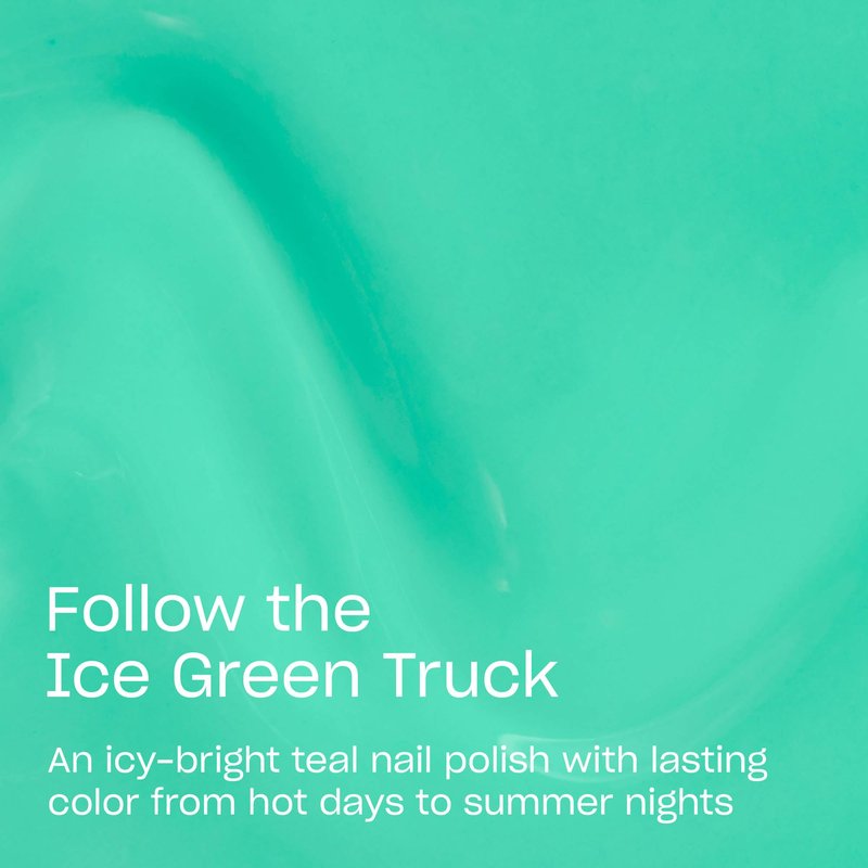 OPI Infinite Shine Follow the Ice Green Truck | Opaque Soft Icy Seafoam Teal Crème Long Wear Nail Polish | Trip to the Brite Side | Summer 2026 Collection