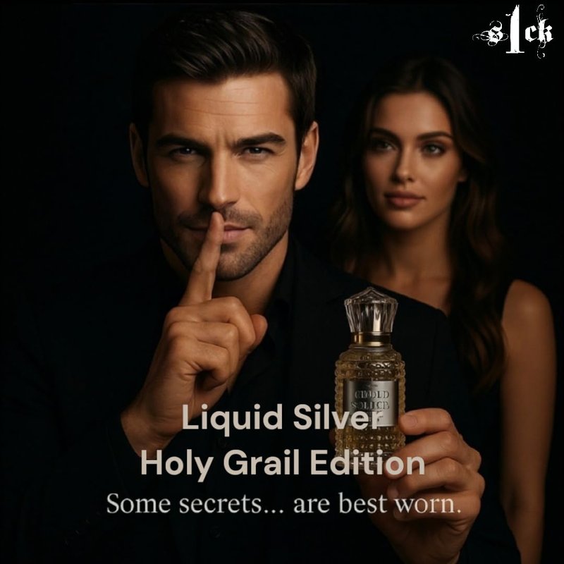 S1CK - Liquid Silver Holy Grail Edition Pheromone-Infused Cologne for Men Raw Pheromones Cologne Men Attraction Lasting Spray USA-Made Bold Strength Scent for Him