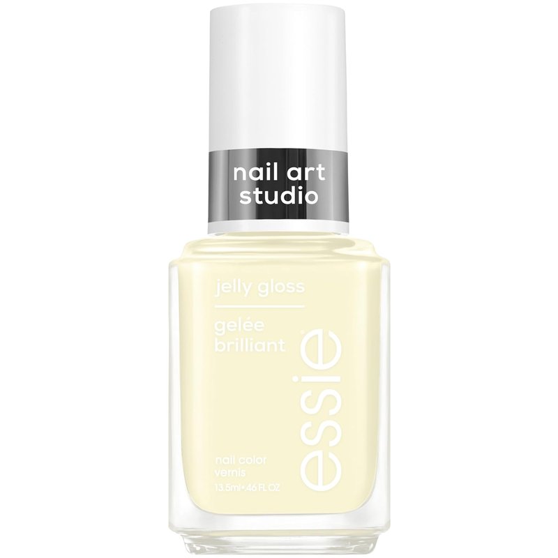 Essie Nail Art Studio Jelly Gloss Polish - Vegan Sheer Yellow Buttercup Jelly, 0.46 Fl Oz
