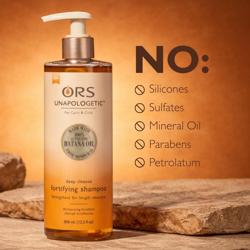 ORS Unapologetic Deep Cleanse Fortifying Shampoo 12.5 Ounces
