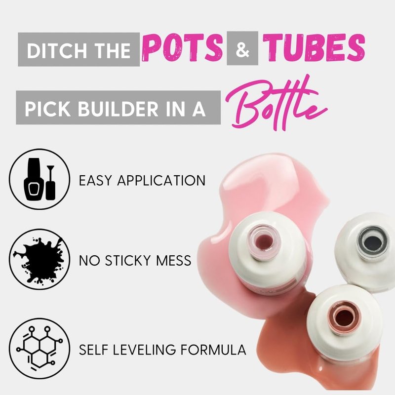Orly Builder In A Bottle - Soak-Off Sculpting Gel For Quick Nail Extensions & Repairs | Long-Lasting 18ml