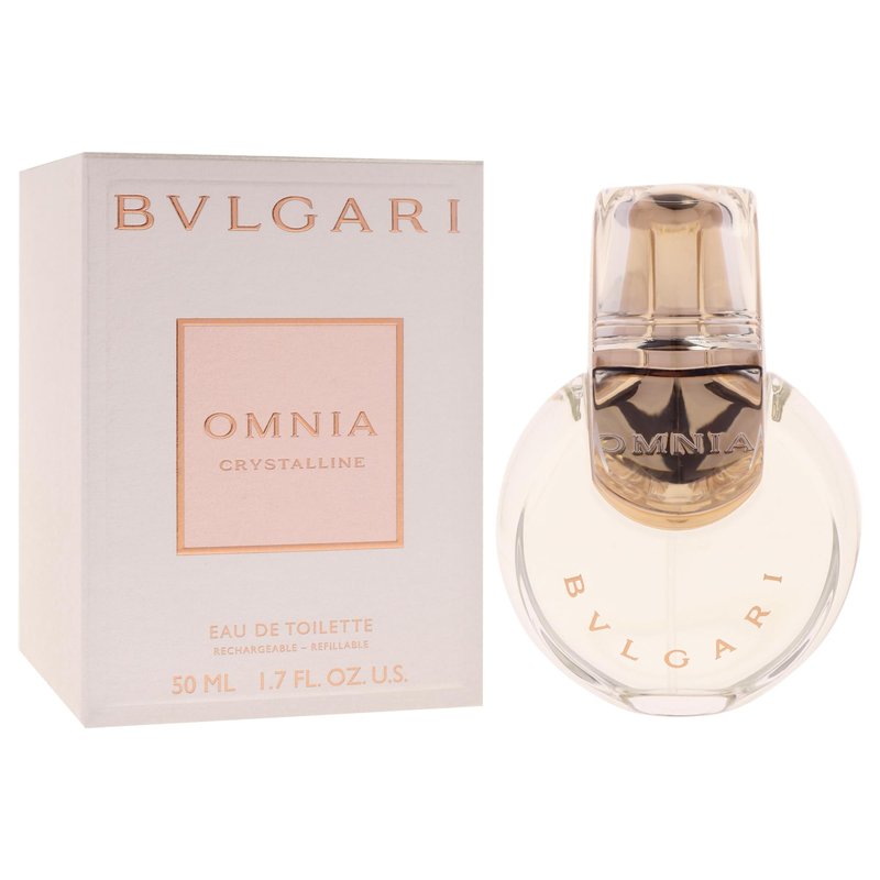 Omnia Crystalline by Bvlgari for Women - 1.7 oz EDT Spray (Refillable)