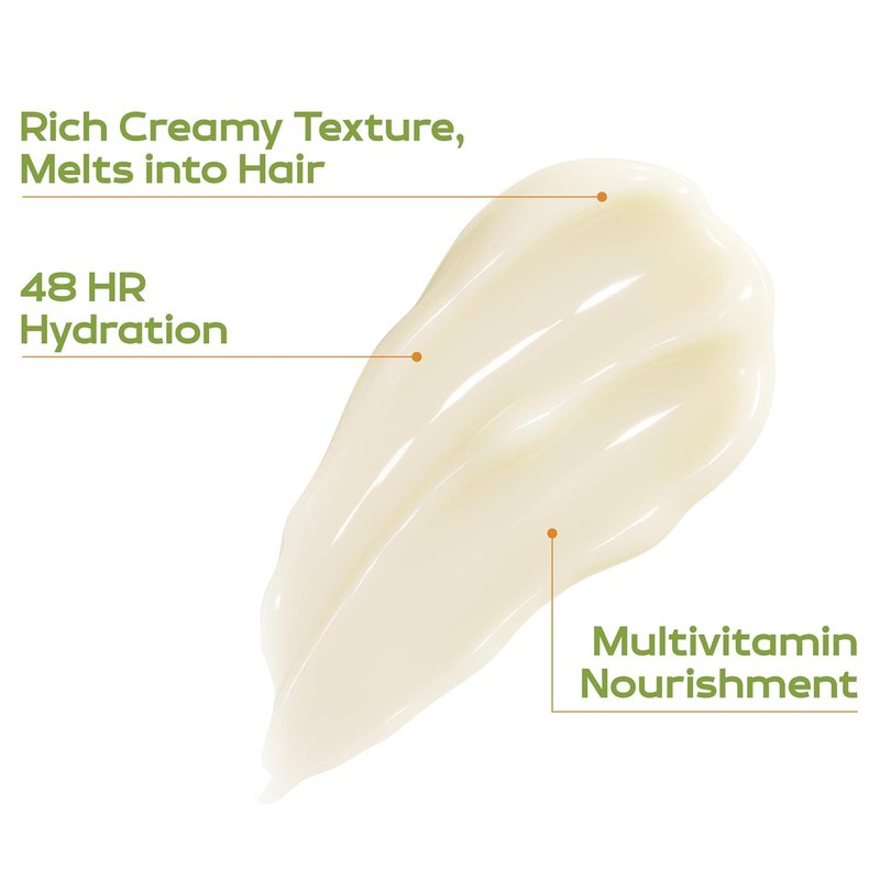 KINPUR Organic Cosmetics Keratin Hair Mask - Deep Conditioning Treatment with Coconut, Jojoba & Avocado Oils | Hydrating, Color-Safe Formula for Dry & Damaged Hair