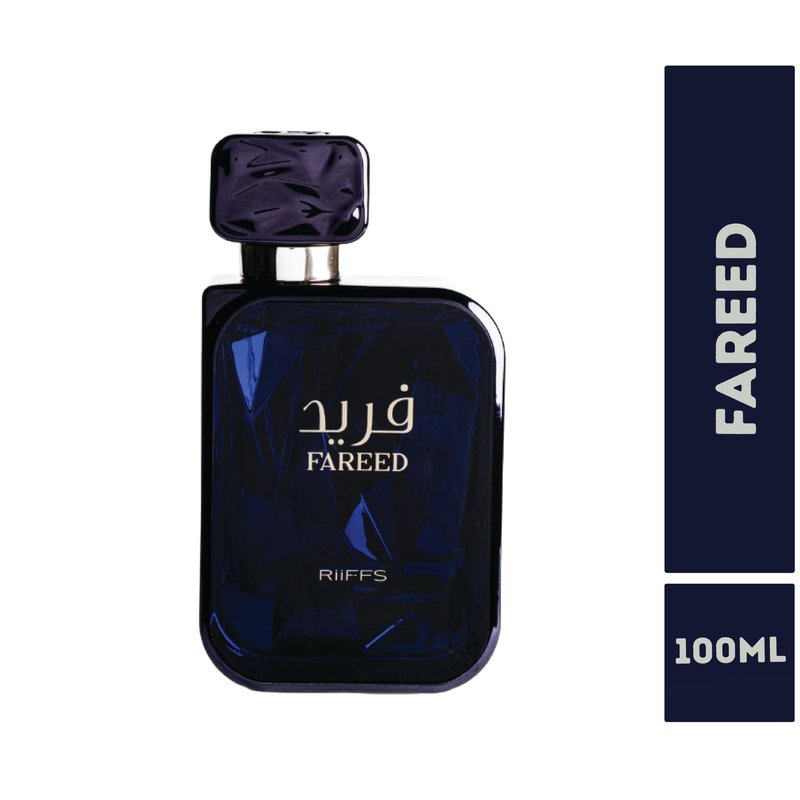 RiiFFS PARFUMS Fareed Eau de Parfum for Men Long Lasting Fresh Spicy Perfume with Cucumber, Cardamom & Amber Luxury Arabic Fragrance 100ml