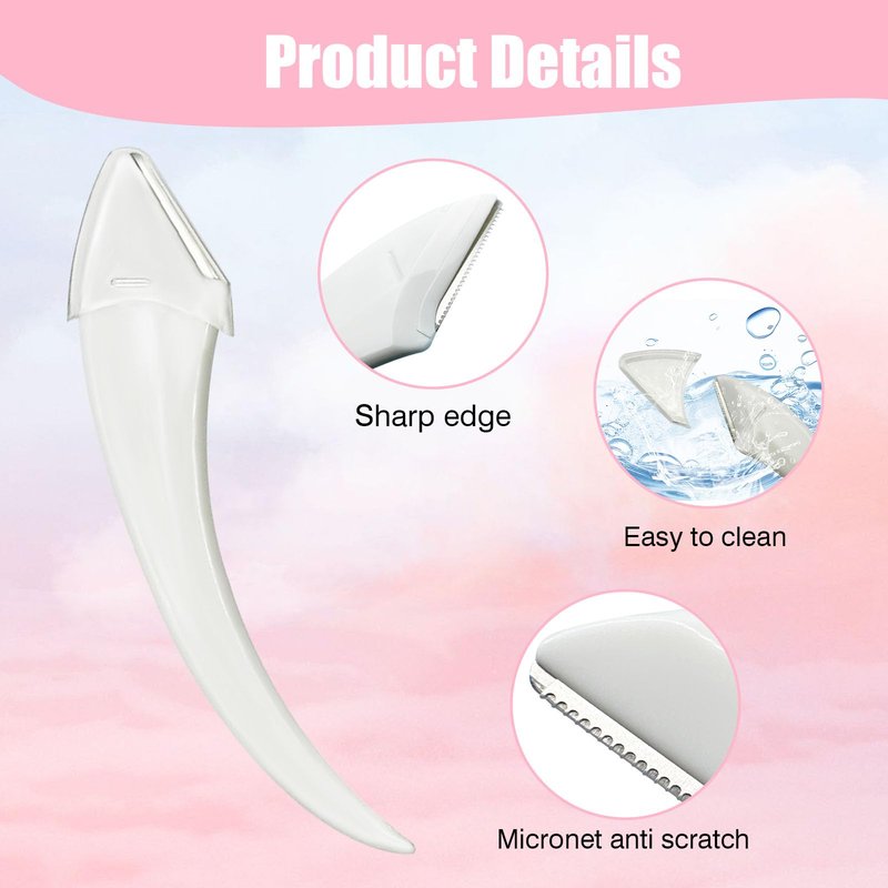 9Pcs Eyebrow Trimmer Kit,Eyebrow Scissors with Comb,Brow Shaping Tool and Groom Brush,Curved Eyebrow Razor Lash Comb Cosmetic Brush
