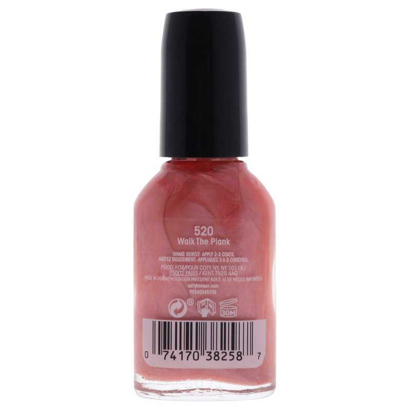 Sally Hansen Hard as Nails Nail Polish, Walk the Plank!, 0.45 fl oz (Pack of 2)