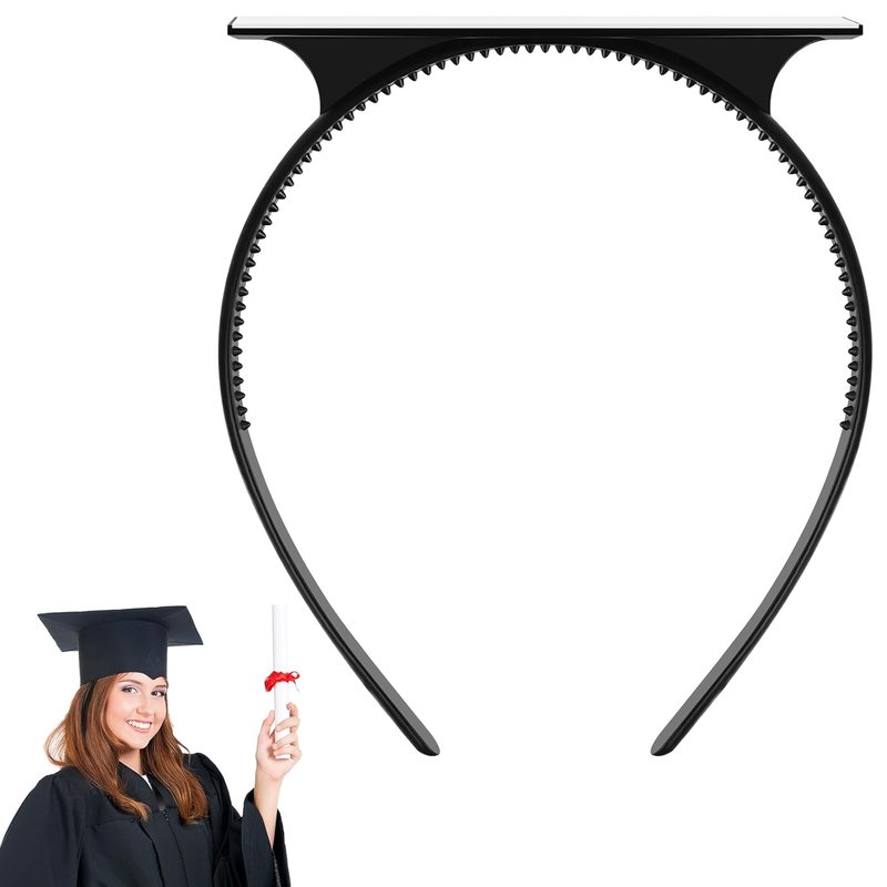 Graduation Cap Headband - Anti-Fall Hair Accessory for Graduates | Keeps Hairstyle Secure